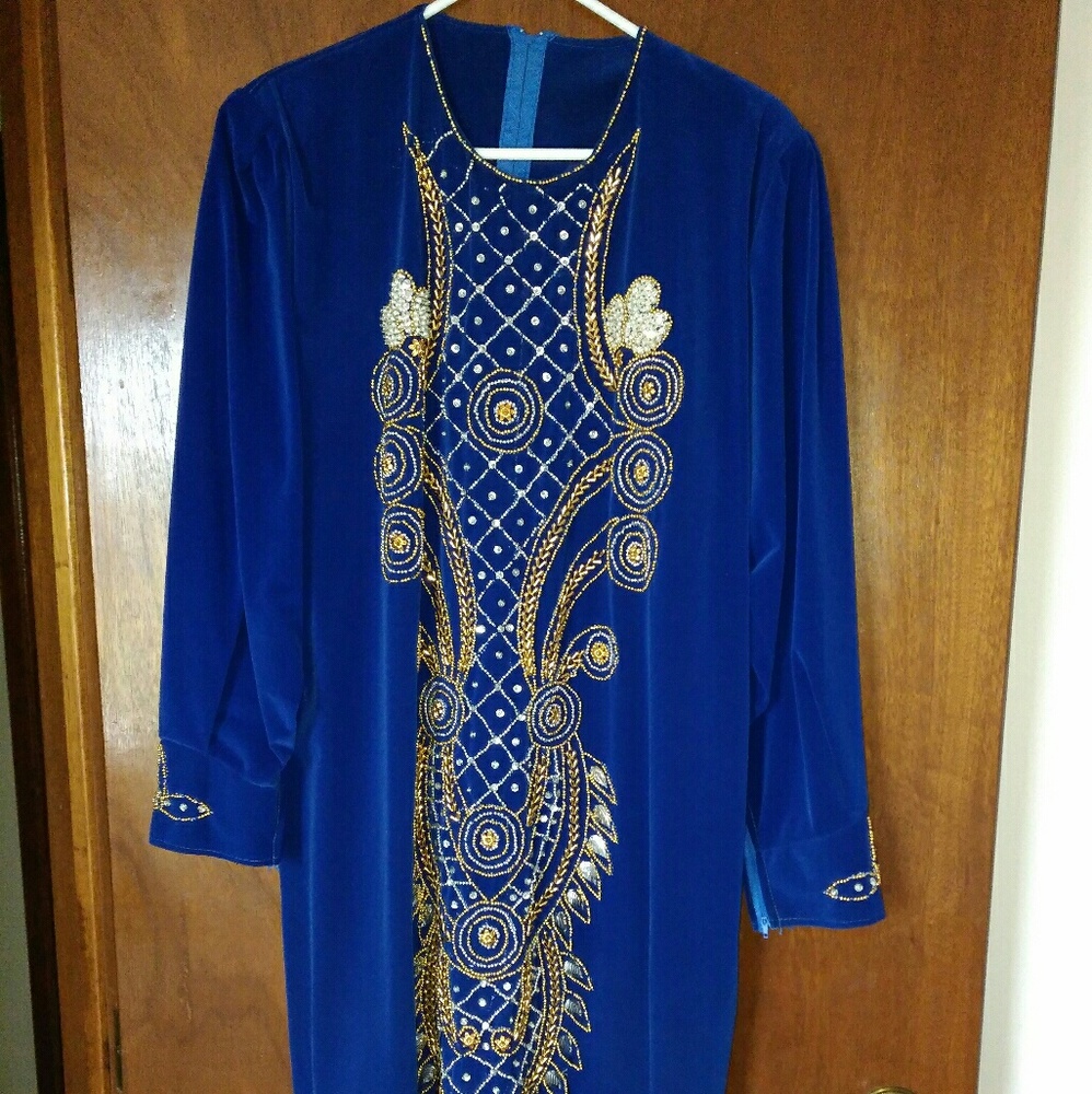 Gorgeous 2pc. Abaya Set maxi dress, formal